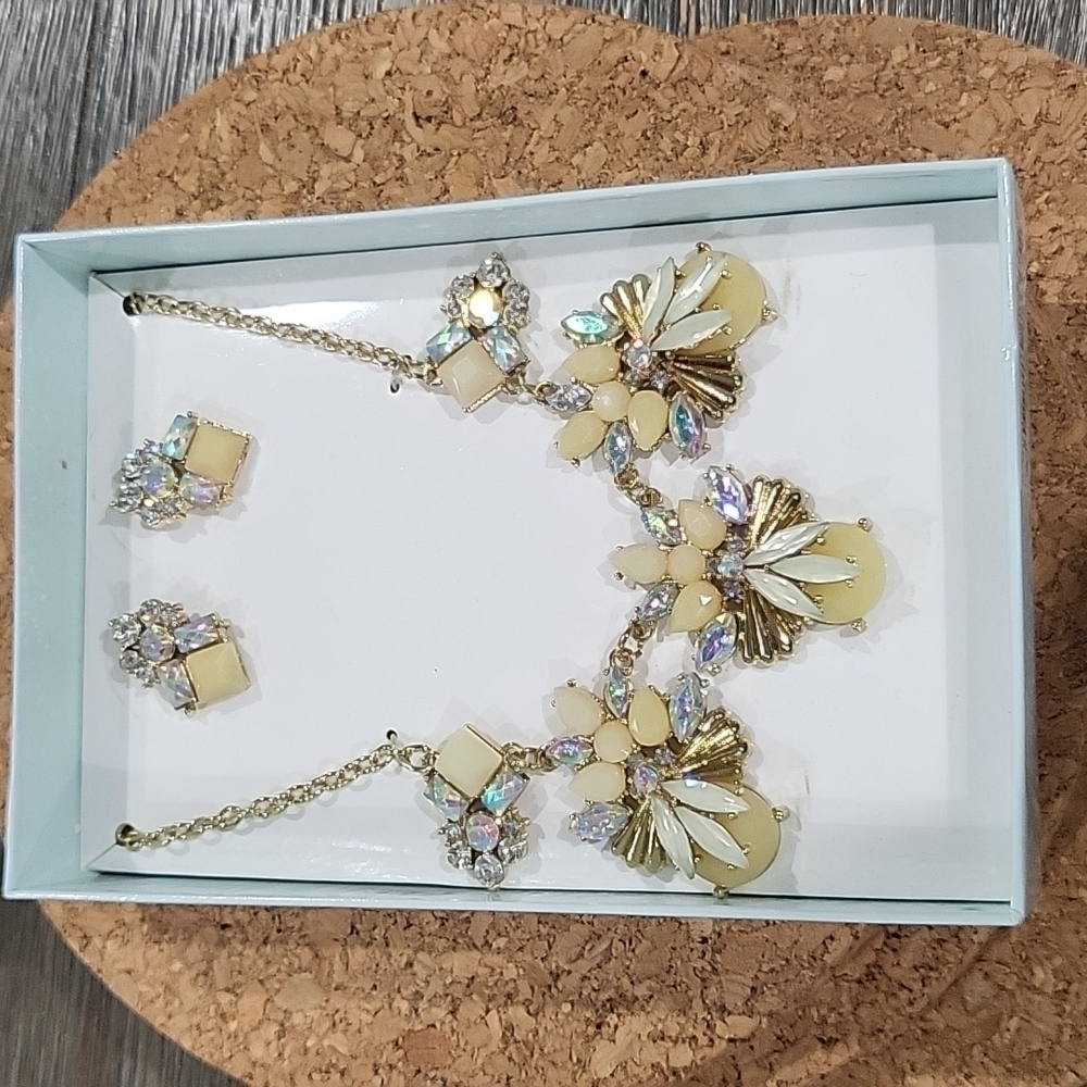 NWT K&M necklace and earrings set